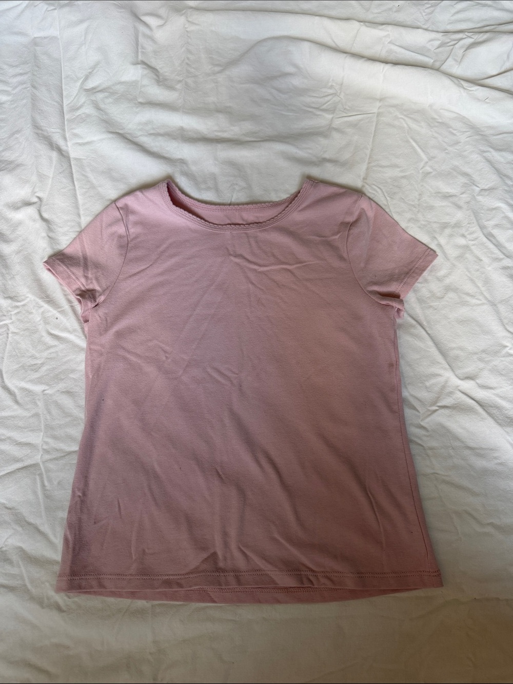 Cat & Jack Pink Short Sleeve Crewneck Tee
